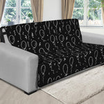 Black And White Balloon Pattern Print Futon Protector