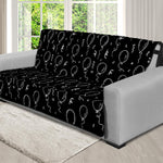 Black And White Balloon Pattern Print Futon Protector