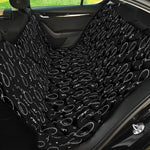 Black And White Balloon Pattern Print Pet Car Back Seat Cover