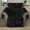 Black And White Balloon Pattern Print Recliner Protector