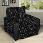 Black And White Balloon Pattern Print Recliner Protector