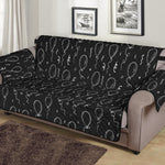 Black And White Balloon Pattern Print Sofa Protector