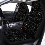 Black And White Balloon Pattern Print Universal Fit Car Seat Covers