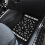Black And White Bandana Print Front Car Floor Mats