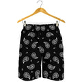 Black And White Bandana Print Men's Shorts