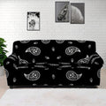 Black And White Bandana Print Sofa Cover