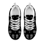 Black And White Bandana Print White Sneakers