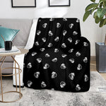 Black And White Beer Pattern Print Blanket