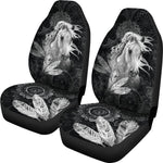 Black And White Boho Horse Universal Fit Car Seat Covers GearFrost