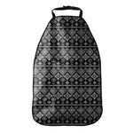Black And White Boho Tribal Print Car Seat Organizers