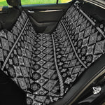 Black And White Boho Tribal Print Pet Car Back Seat Cover