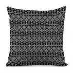 Black And White Boho Tribal Print Pillow Cover