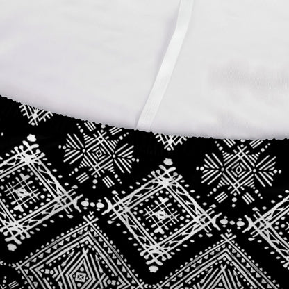 Black And White Boho Tribal Print Sofa Cover