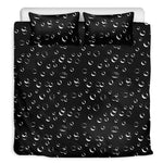 Black And White Bubble Pattern Print Duvet Cover Bedding Set