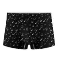 Black And White Bubble Pattern Print Men's Boxer Briefs
