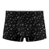 Black And White Bubble Pattern Print Men's Boxer Briefs