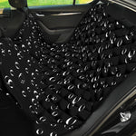 Black And White Bubble Pattern Print Pet Car Back Seat Cover