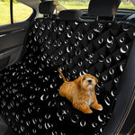 Black And White Bubble Pattern Print Pet Car Back Seat Cover