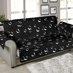 Black And White Bubble Pattern Print Sofa Protector