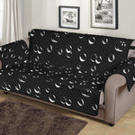 Black And White Bubble Pattern Print Sofa Protector