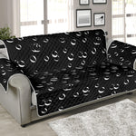 Black And White Bubble Pattern Print Sofa Protector