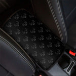 Black And White Bull Pattern Print Car Center Console Cover