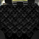 Black And White Bull Pattern Print Pet Car Back Seat Cover