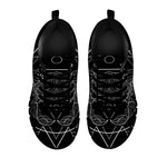 Black And White Cancer Sign Print Black Sneakers