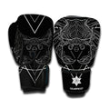 Black And White Cancer Sign Print Boxing Gloves