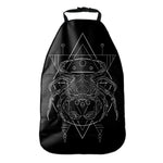Black And White Cancer Sign Print Car Seat Organizers