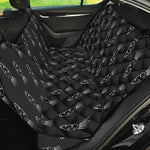 Black And White Carrot Pattern Print Pet Car Back Seat Cover