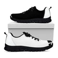 Black And White Cat Yin Yang Print Black Running Shoes