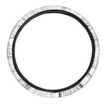 Black And White Cat Yin Yang Print Car Steering Wheel Cover