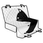 Black And White Cat Yin Yang Print Pet Car Back Seat Cover