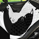 Black And White Cat Yin Yang Print Pet Car Back Seat Cover
