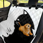 Black And White Cat Yin Yang Print Pet Car Back Seat Cover