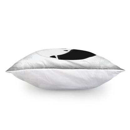 Black And White Cat Yin Yang Print Pillow Cover