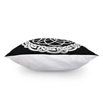 Black And White Celtic Knot Print Pillow Cover