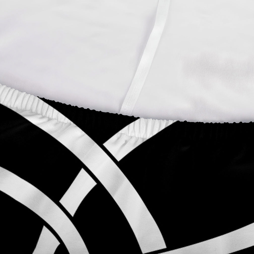 Black And White Celtic Knot Print Sofa Cover