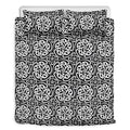 Black And White Celtic Pattern Print Duvet Cover Bedding Set