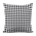 Black And White Check Pattern Print Pillow Cover