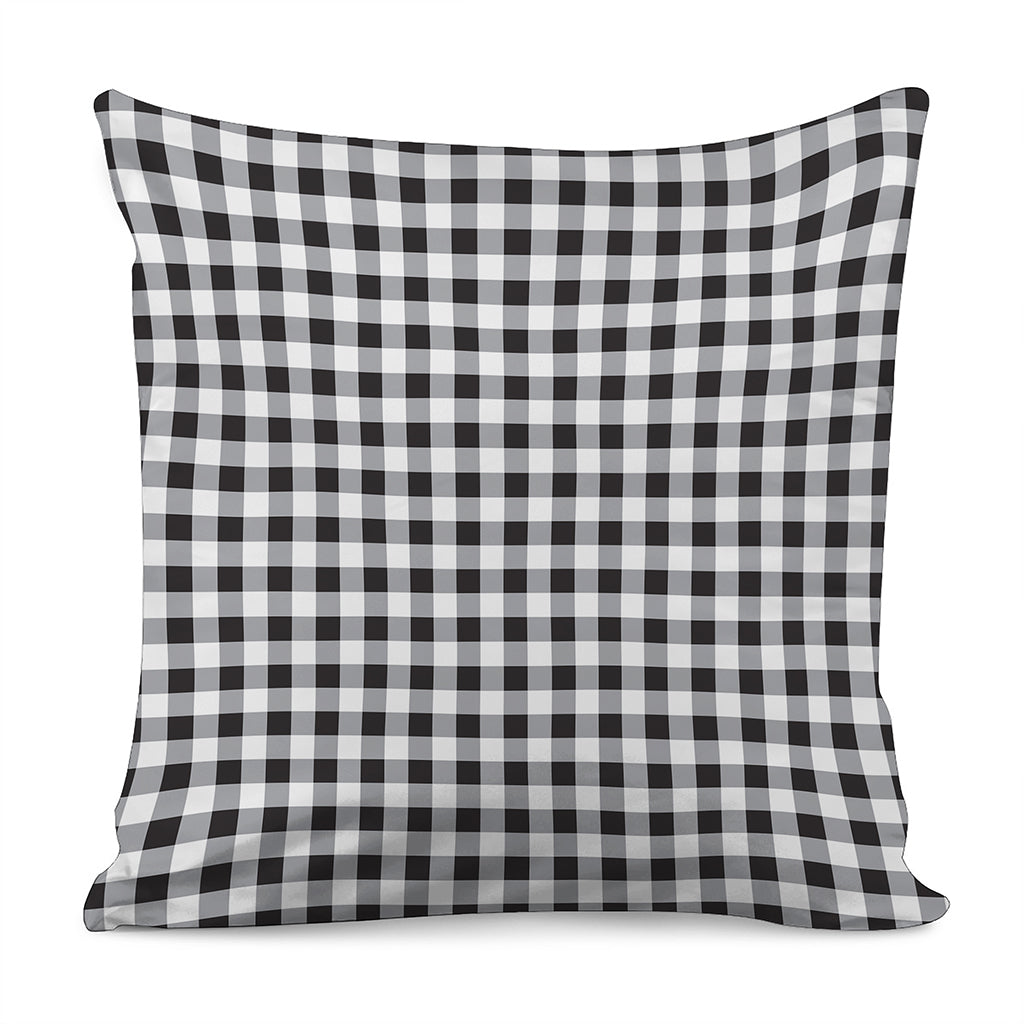 Black And White Check Pattern Print Pillow Cover