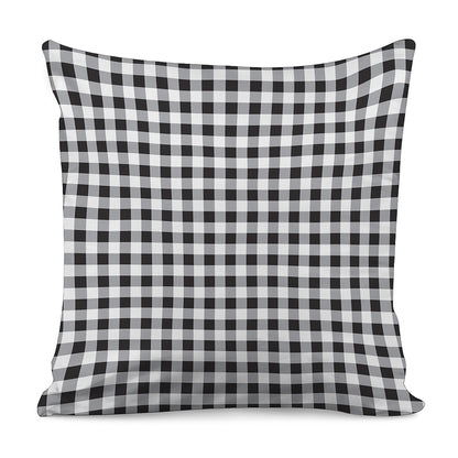 Black And White Check Pattern Print Pillow Cover