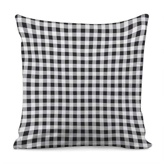 Black And White Check Pattern Print Pillow Cover