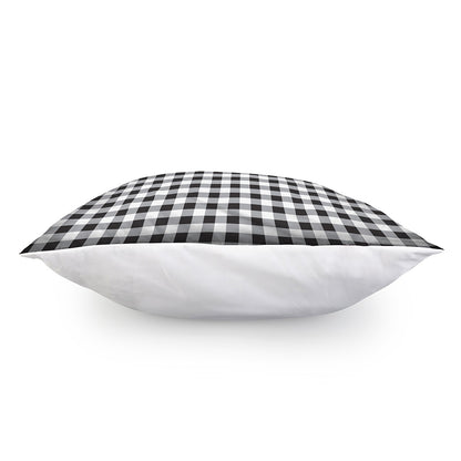 Black And White Check Pattern Print Pillow Cover