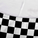 Black And White Checkered Pattern Print Sofa Cover