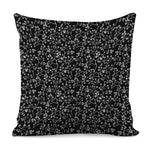 Black And White Cherry Blossom Print Pillow Cover
