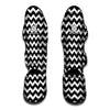 Black And White Chevron Pattern Print Muay Thai Shin Guard