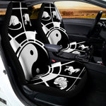 Black And White Chinese Zodiac Print Universal Fit Car Seat Covers
