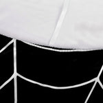 Black And White Cobweb Print Sofa Cover